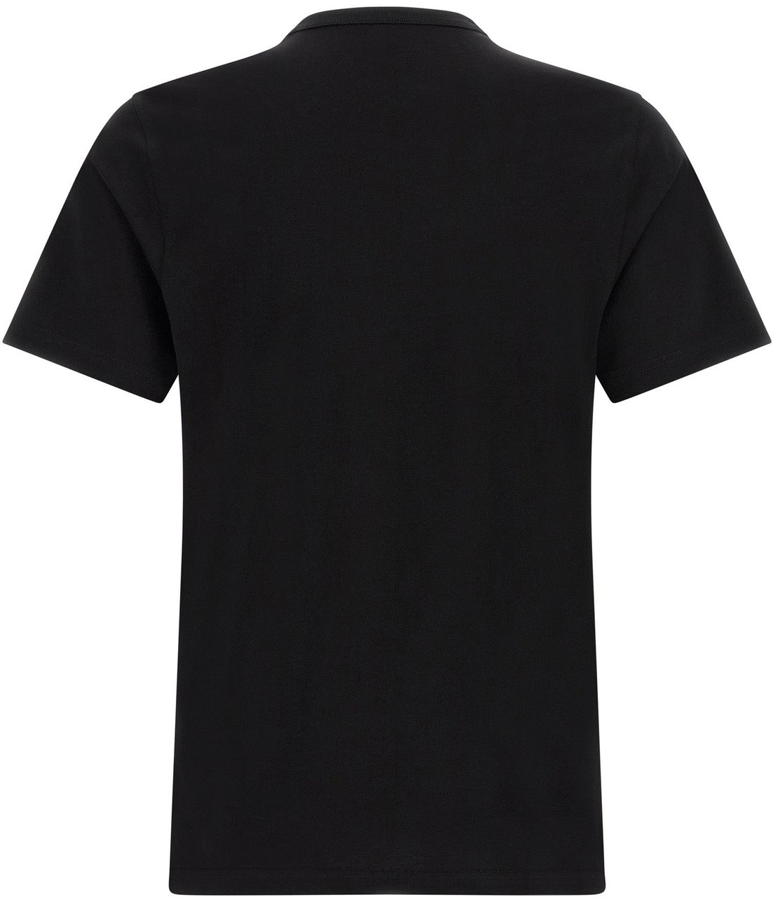 Diesel Black Cotton T-Shirt Zwart
