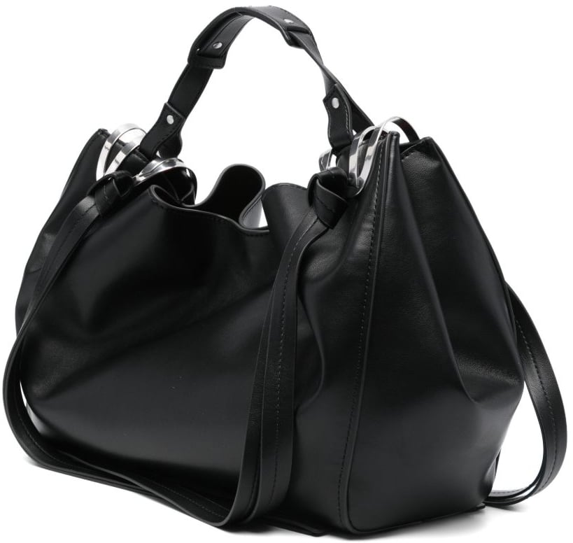 Diesel Silk and Nylon Black Bag Zwart