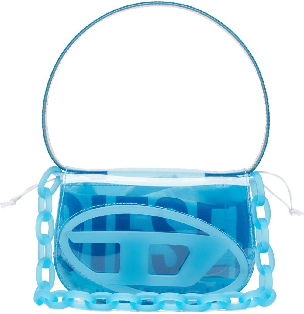 Diesel Translucent Rectangular Bag Blauw