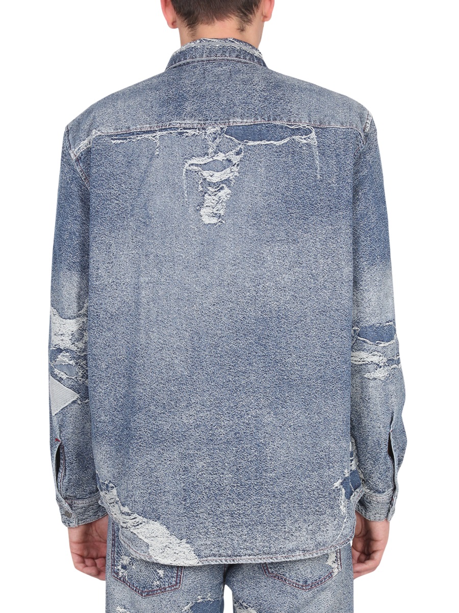 Diesel JEAN SHIRT Blauw