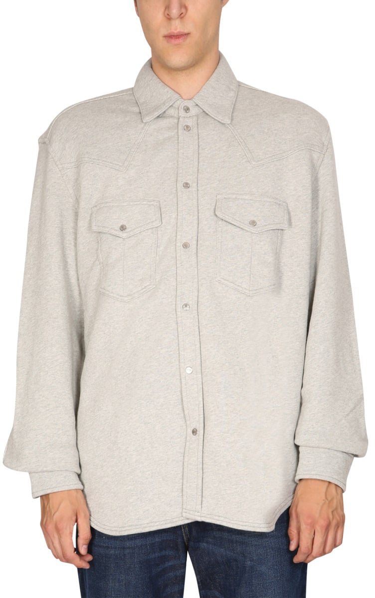 Diesel COTTON SHIRT Grijs