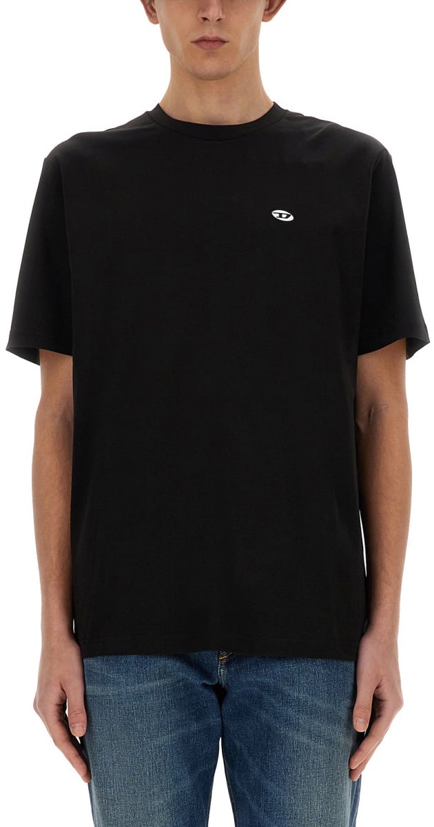 Diesel T-SHIRT "T-JUST-DOVAL-PJ" Zwart