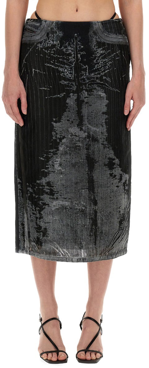 Diesel SKIRT "DE-PRA-FSE1" Zwart