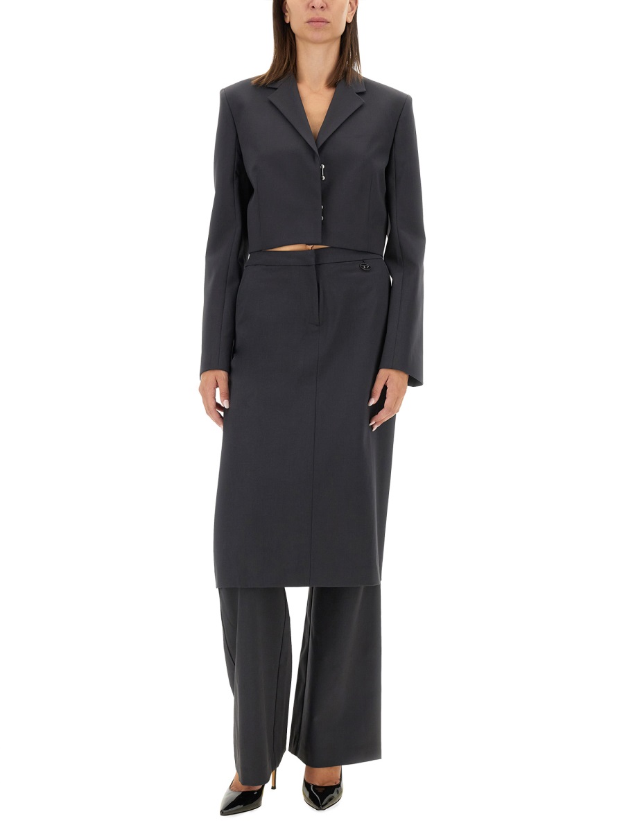 Diesel P-EARL SKIRT Grijs