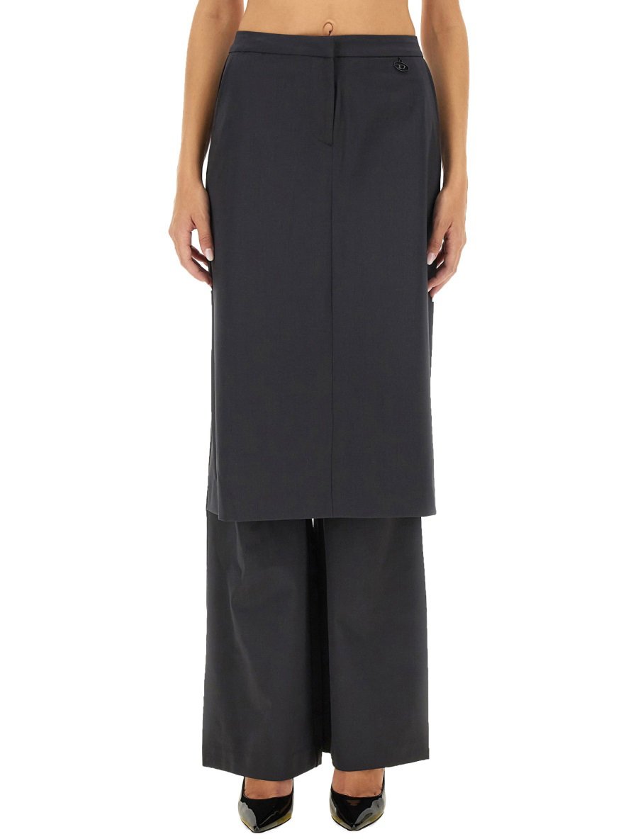 Diesel P-EARL SKIRT Grijs