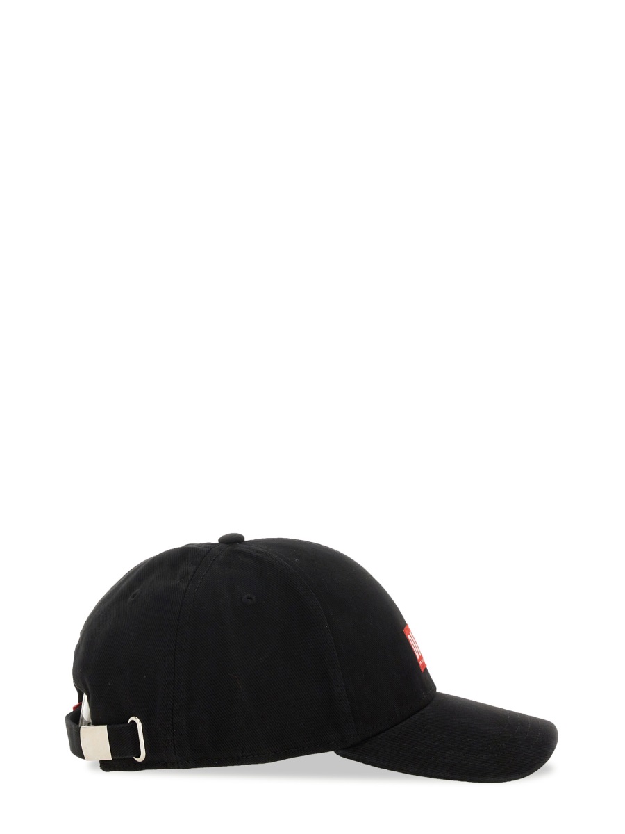 Diesel BASEBALL HAT WITH LOGO Zwart