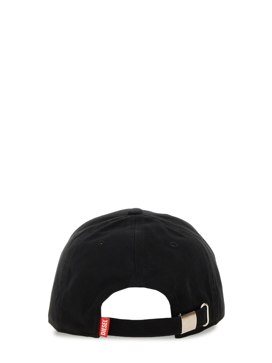 Diesel BASEBALL HAT WITH LOGO Zwart