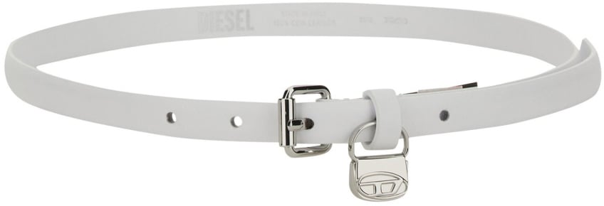 Diesel "B-CHARM HIP" BELT Wit