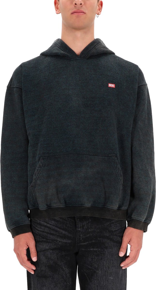Diesel "S-KAI" SWEATSHIRT Zwart