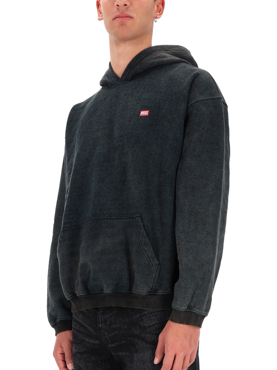 Diesel "S-KAI" SWEATSHIRT Zwart