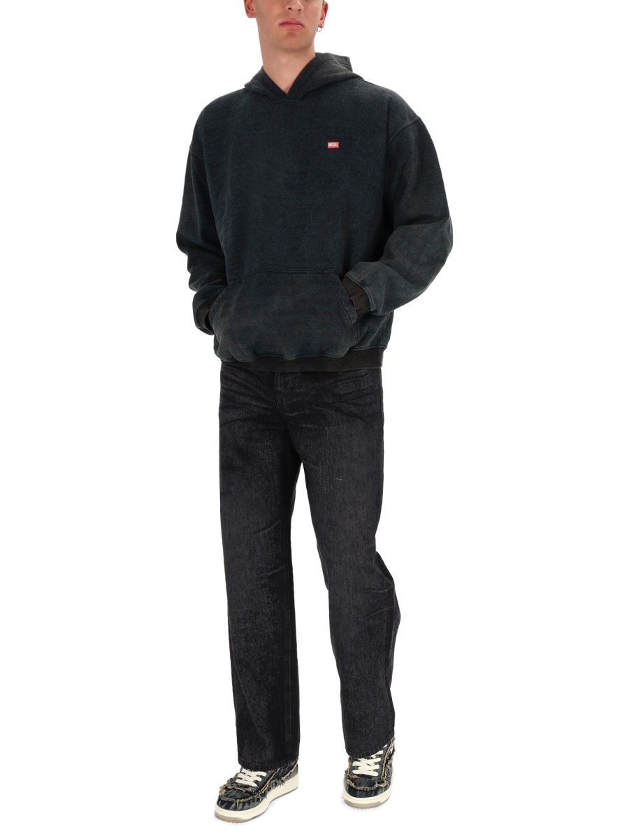 Diesel "S-KAI" SWEATSHIRT Zwart