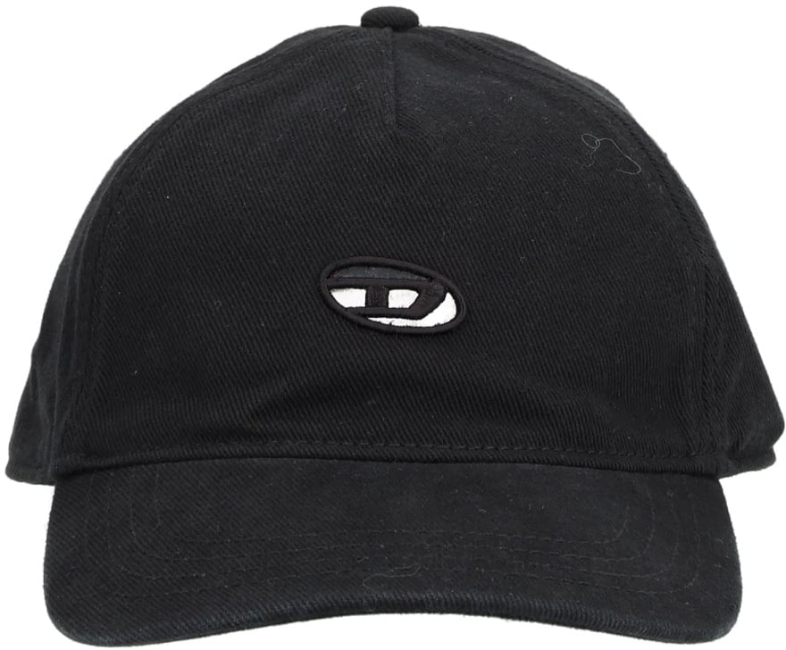 Diesel BASEBALL HAT WITH LOGO Zwart