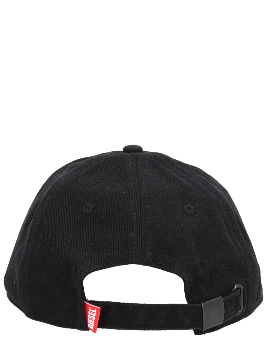 Diesel BASEBALL HAT WITH LOGO Zwart