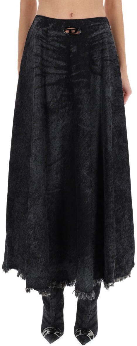 Diesel SKIRT "DE-HANNIE-FSH" Zwart