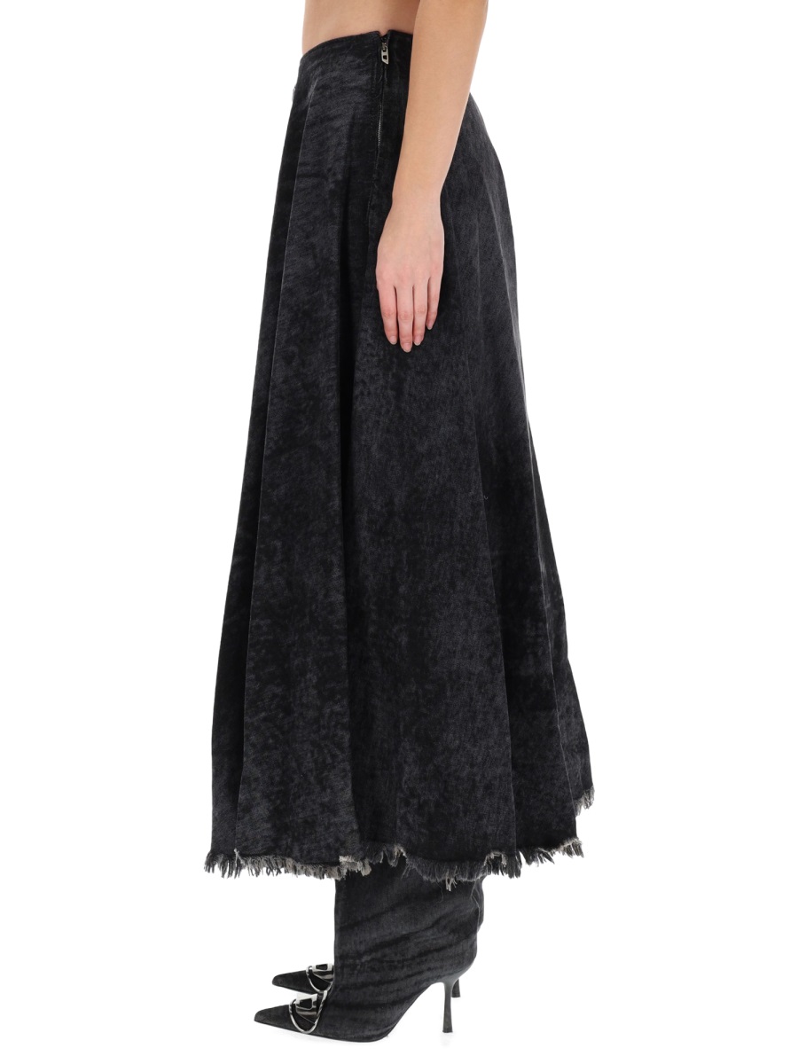 Diesel SKIRT "DE-HANNIE-FSH" Zwart