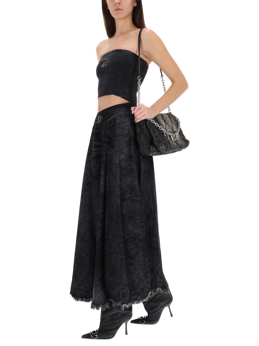 Diesel "M-CLARKSVILLEX-C" BAND TOP Zwart