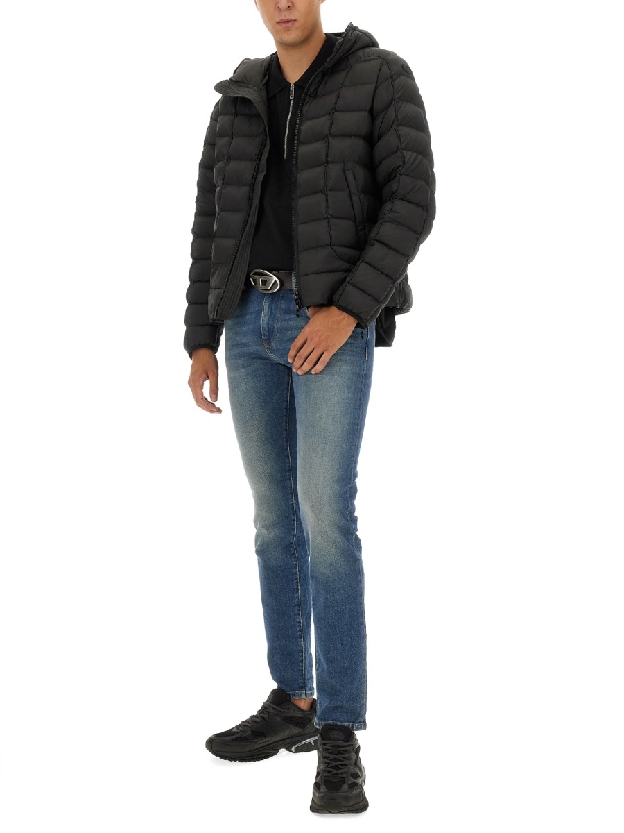 Diesel W-STONE JACKET Zwart