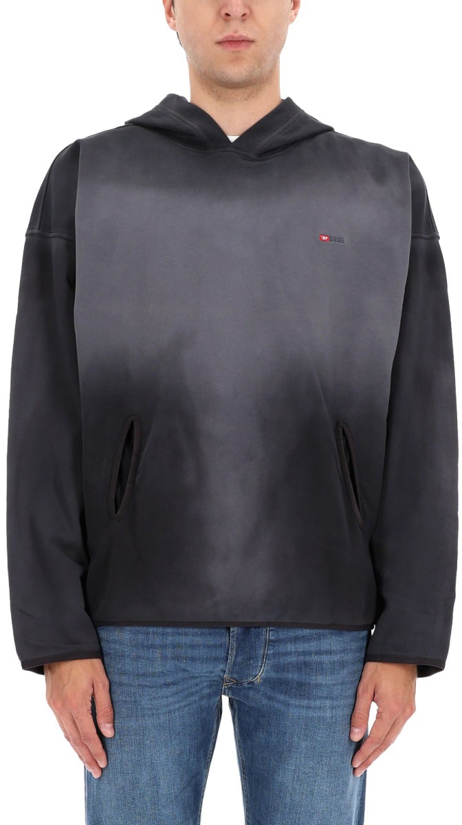 Diesel "S-EE-T1" HOODIE Zwart