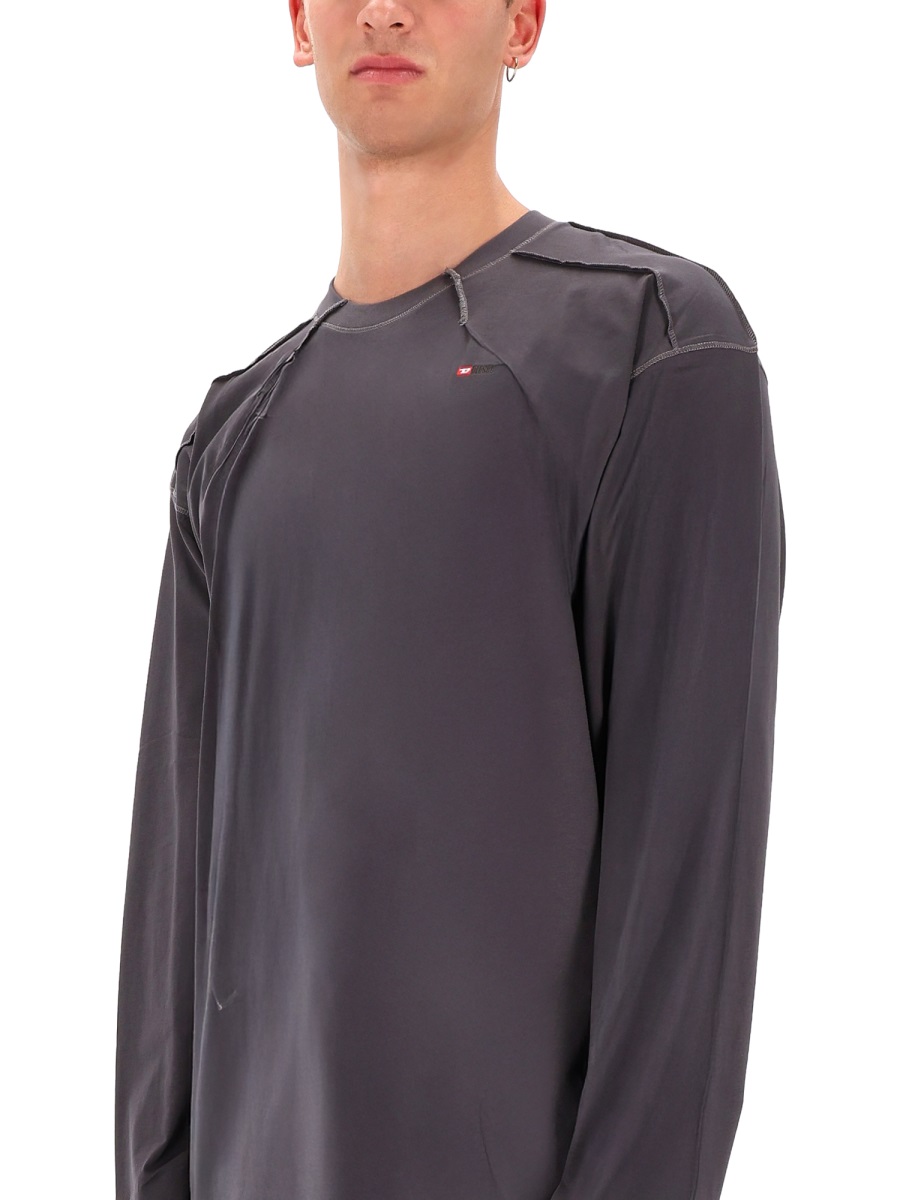 Diesel COTTON T-SHIRT Grijs