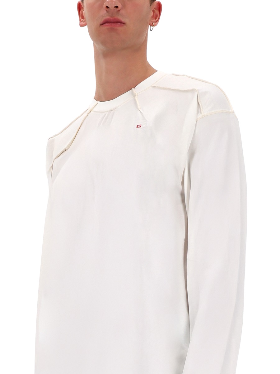 Diesel COTTON T-SHIRT Wit