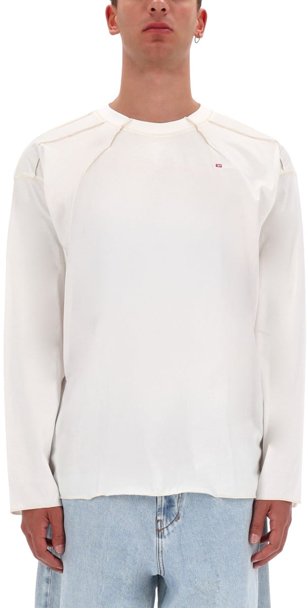 Diesel COTTON T-SHIRT Wit