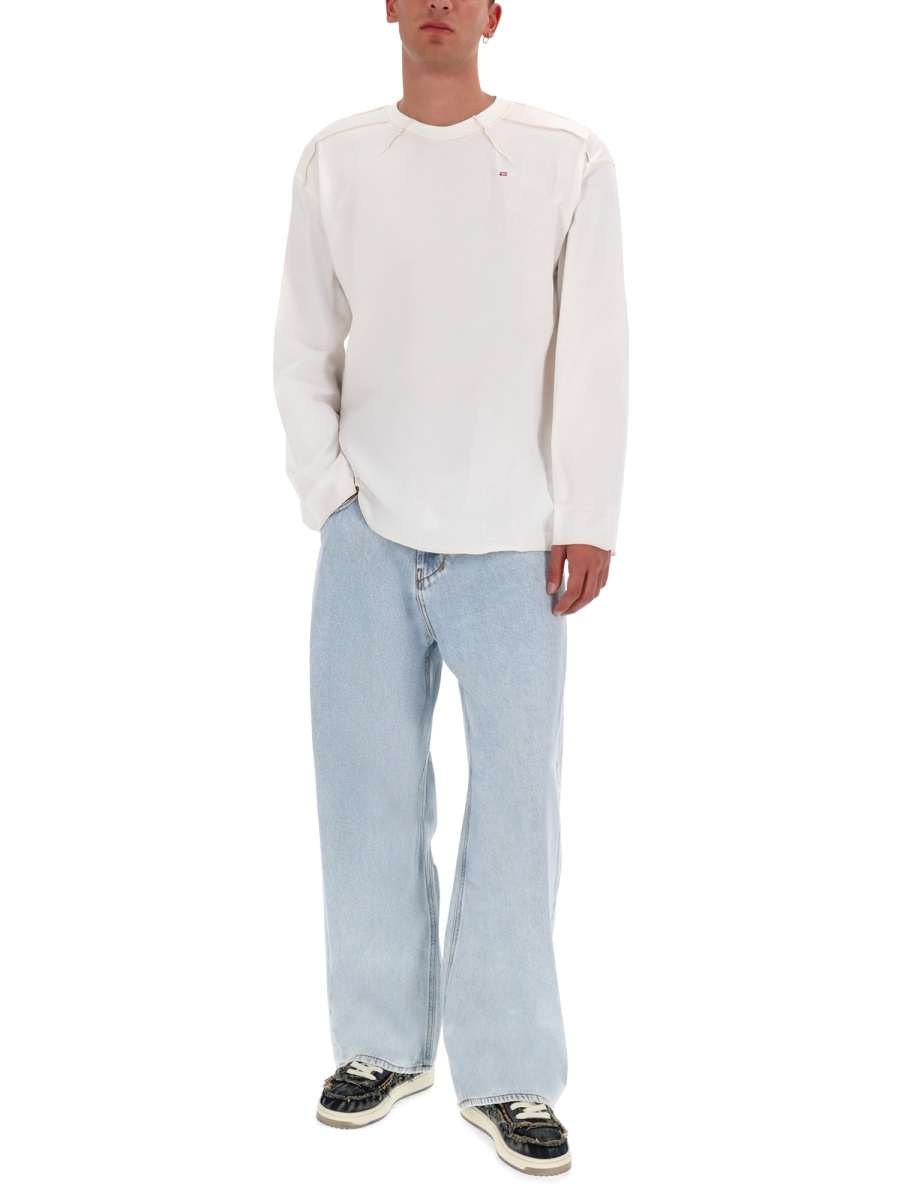 Diesel COTTON T-SHIRT Wit