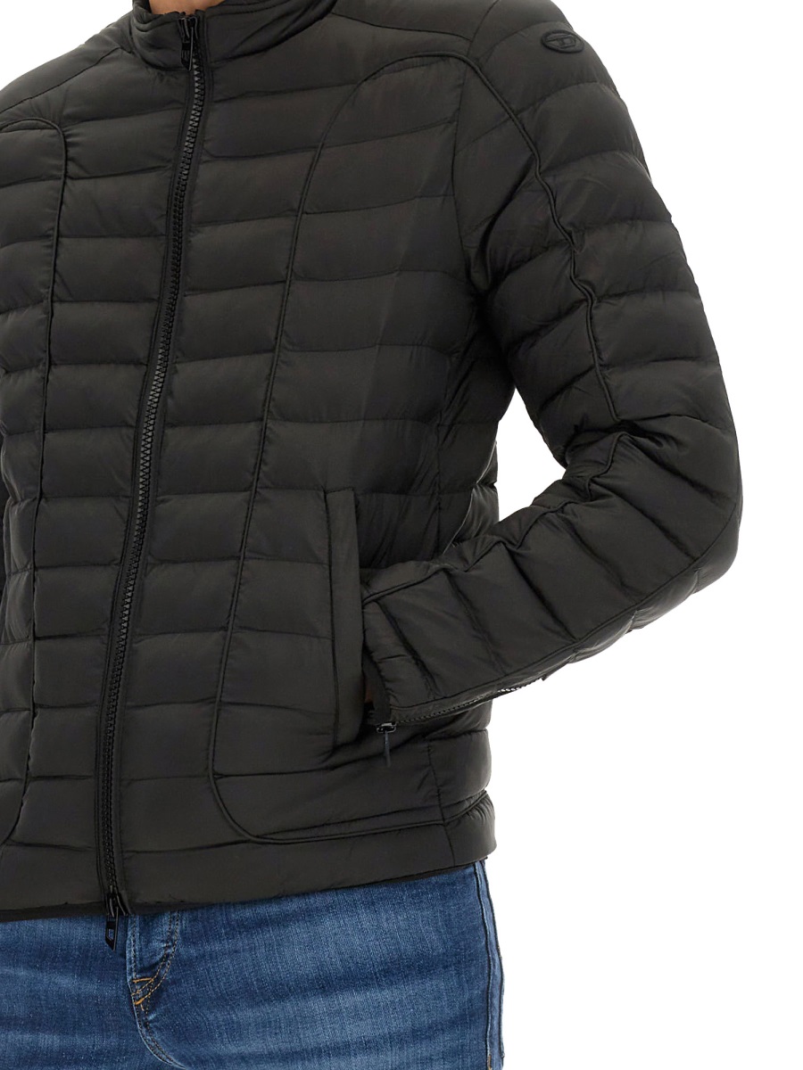 Diesel DOWN JACKET "W-PILOT" Zwart