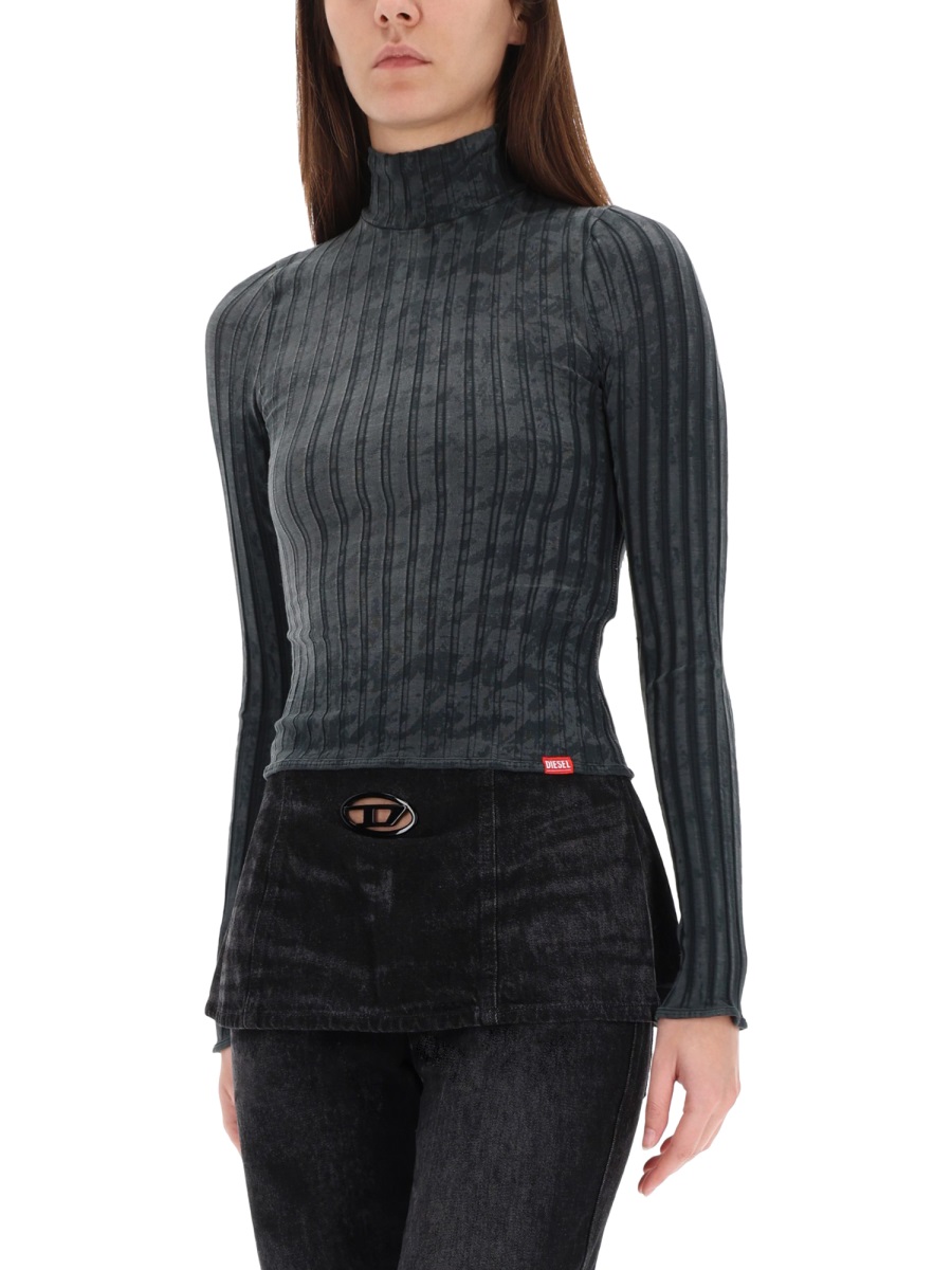 Diesel TOP "T-CLAWA-PDP" Grijs