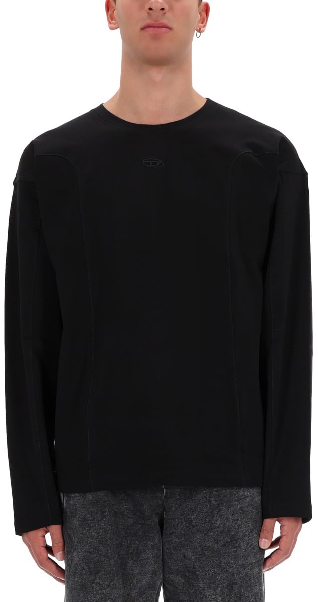 Diesel COTTON T-SHIRT Zwart