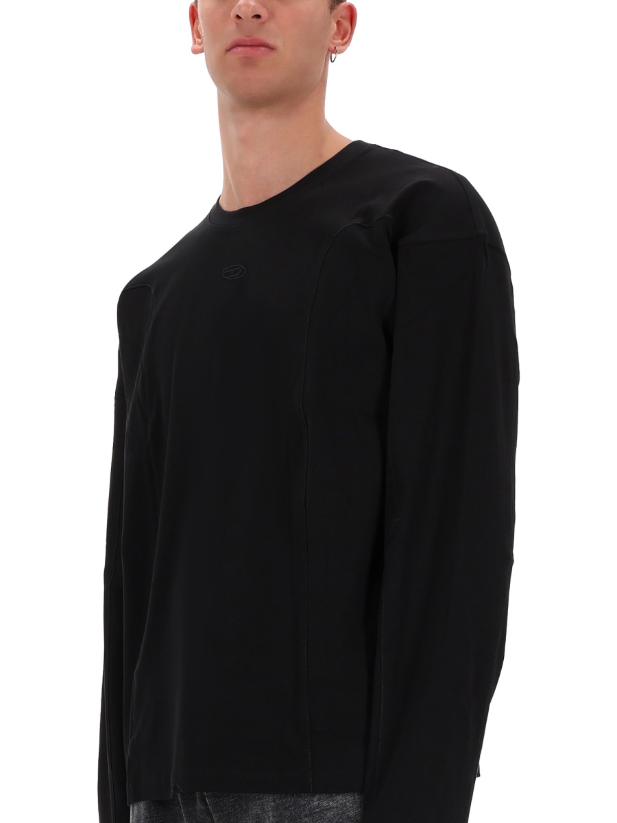 Diesel COTTON T-SHIRT Zwart