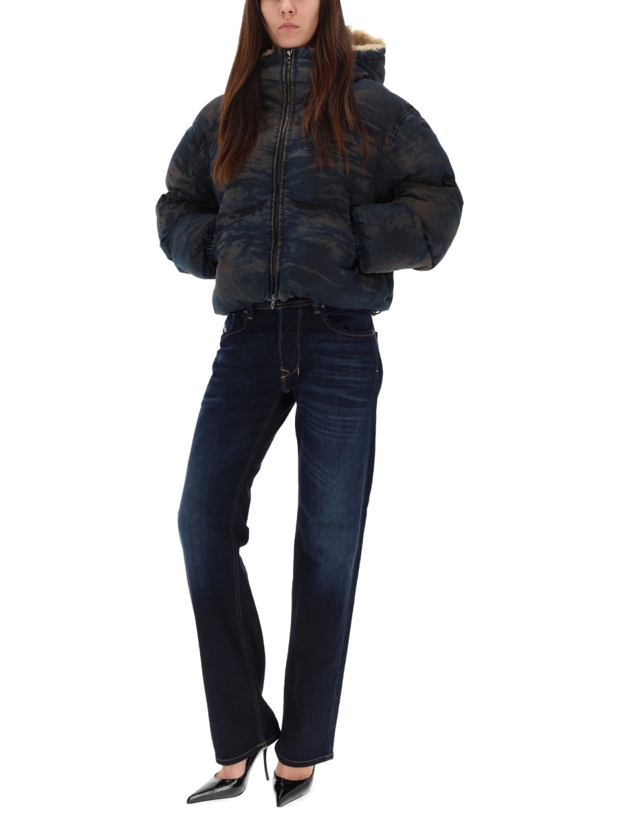 Diesel "W-AVES-FUR" COAT Grijs