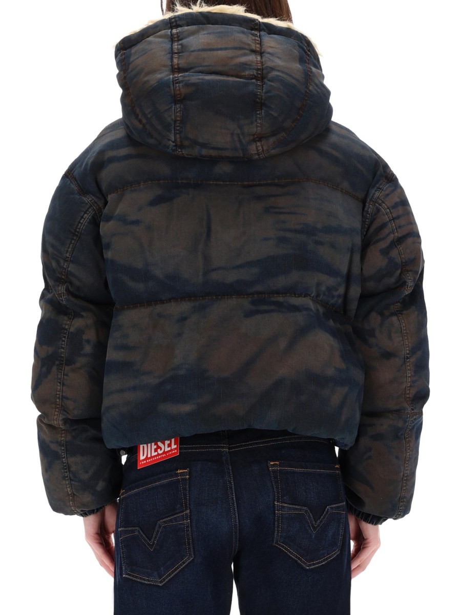 Diesel "W-AVES-FUR" COAT Grijs
