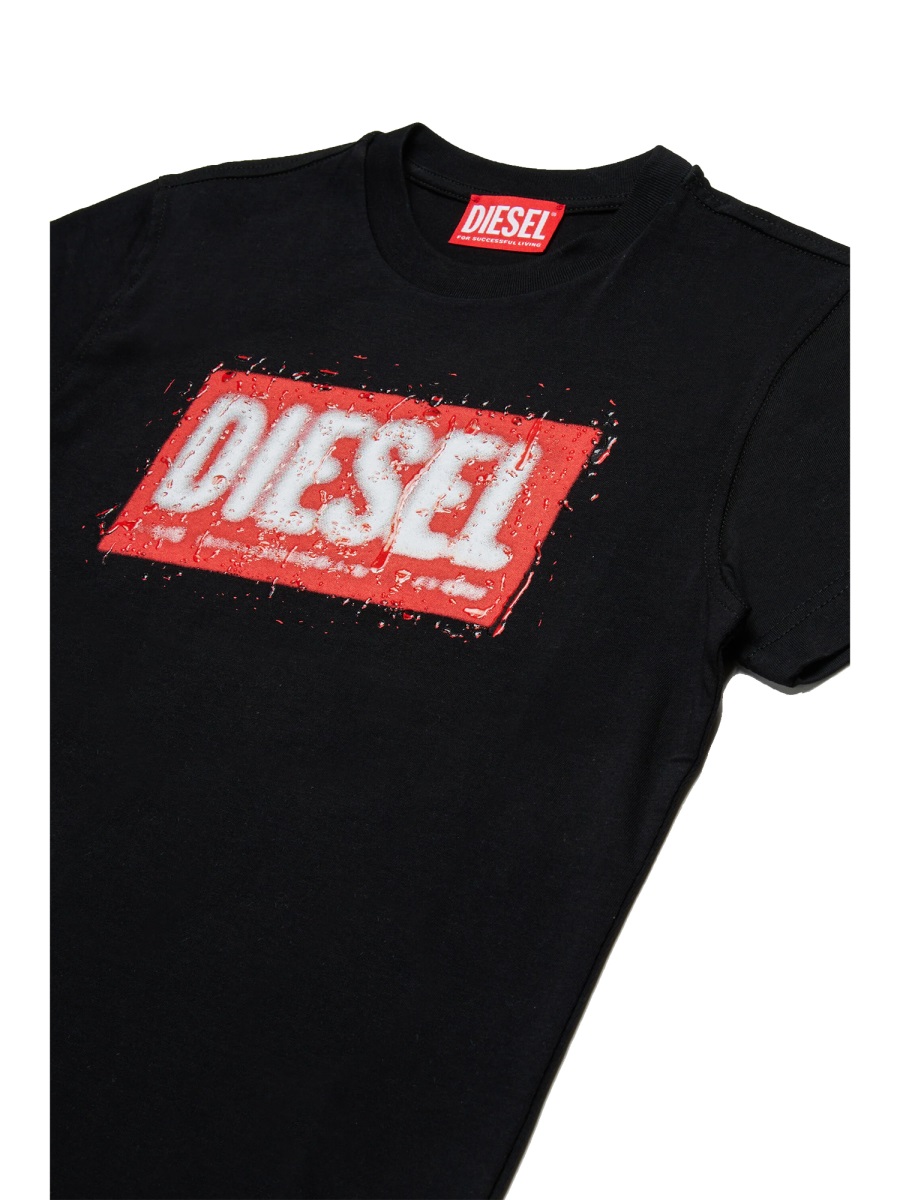 Diesel "TADJUSTQ10" T-SHIRT Zwart
