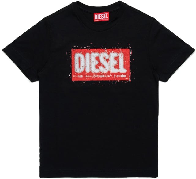 Diesel "TADJUSTQ10" T-SHIRT Zwart