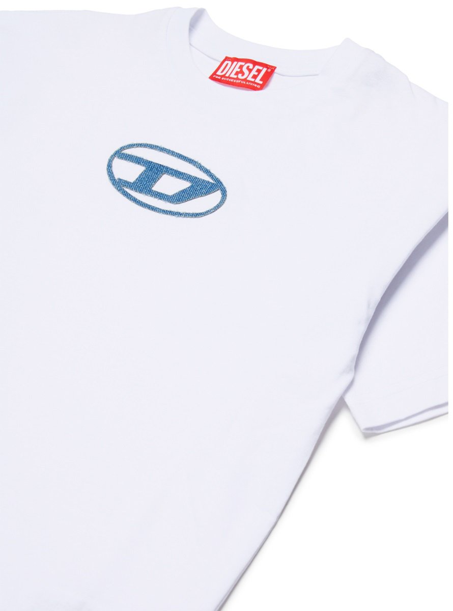 Diesel T-SHIRT WITH LOGO Wit