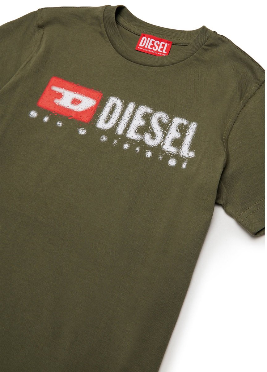 Diesel T-SHIRT WITH LOGO Groen