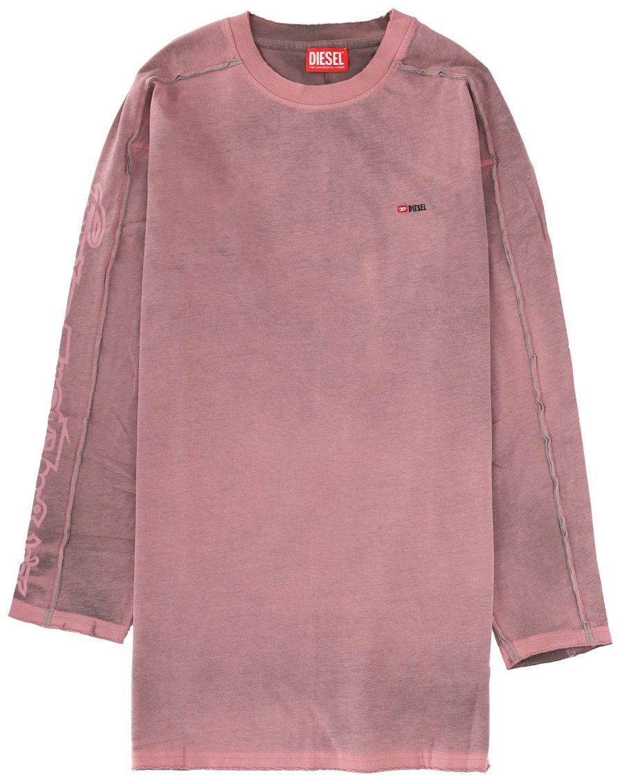 Diesel MINI DRESS "D-ALIENE" Roze