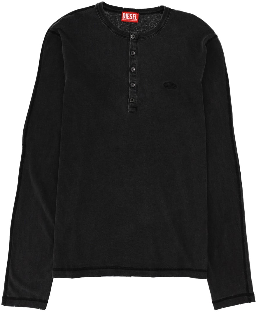 Diesel T-SHIRT "T-MIND" Zwart