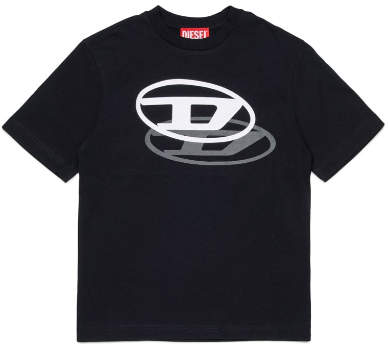 Diesel T-SHIRT WITH LOGO Zwart