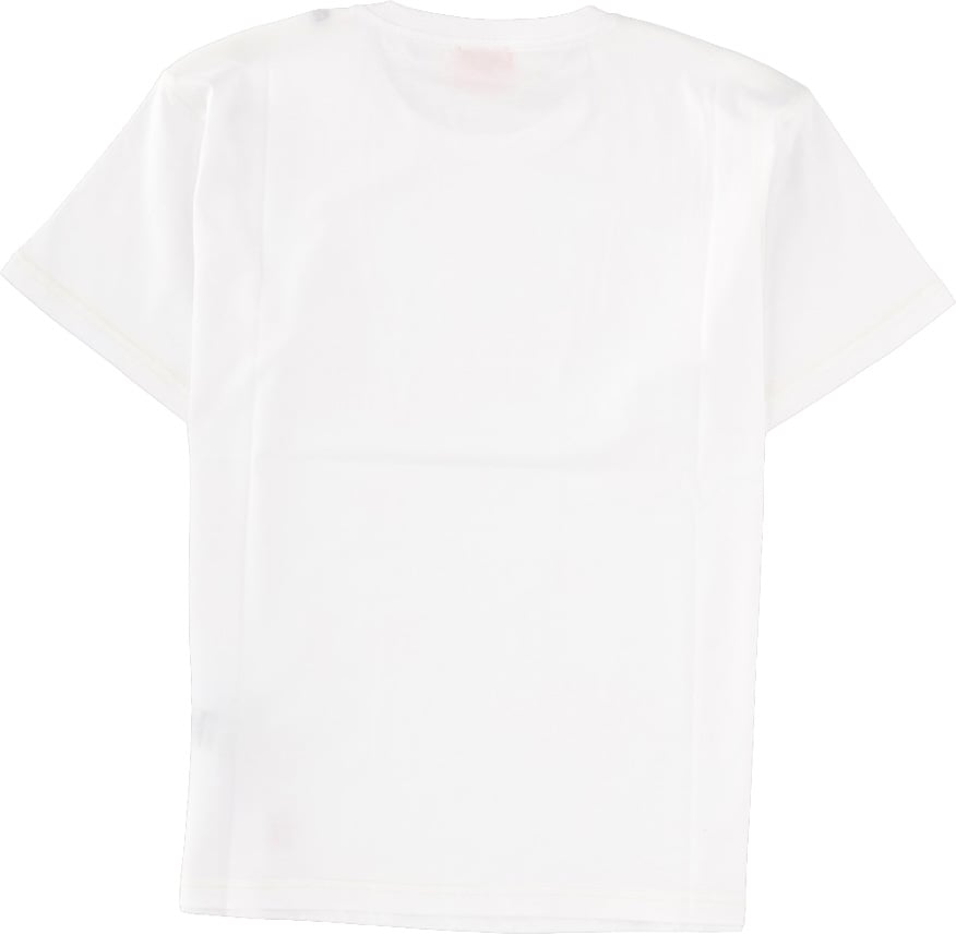 Diesel T-SHIRT IN COTONE CON STAMPA LOGO Wit