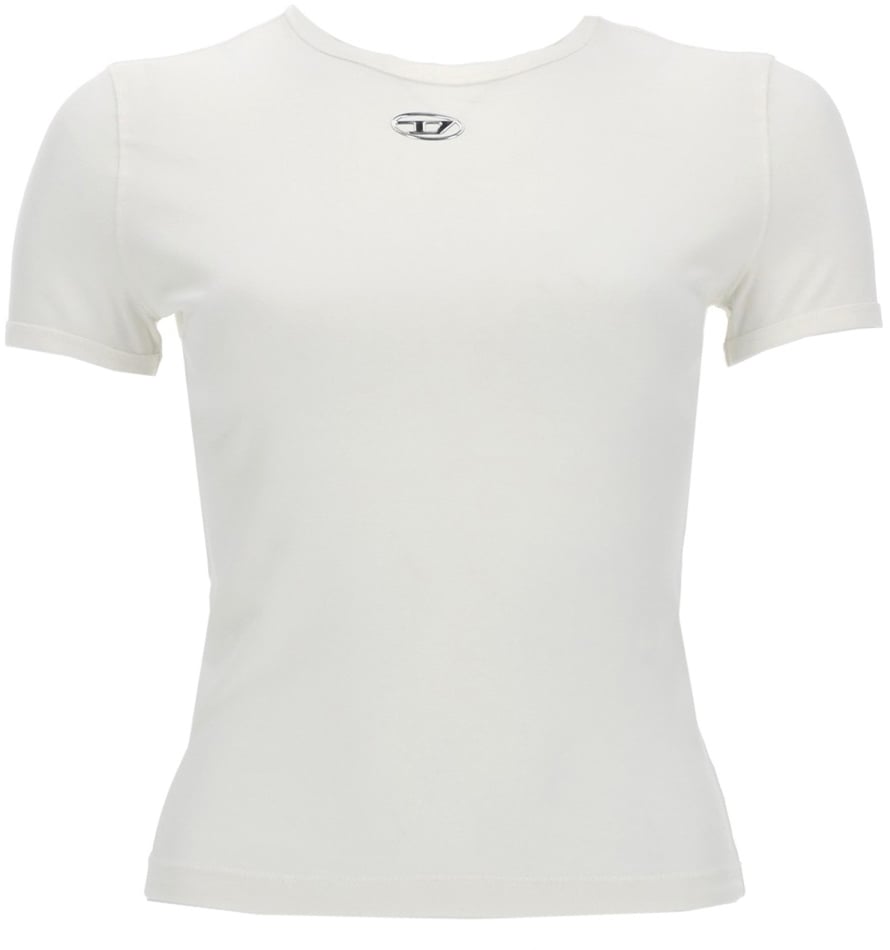 Diesel T-SHIRT "T-UNCUTIESLONG-OD" Wit