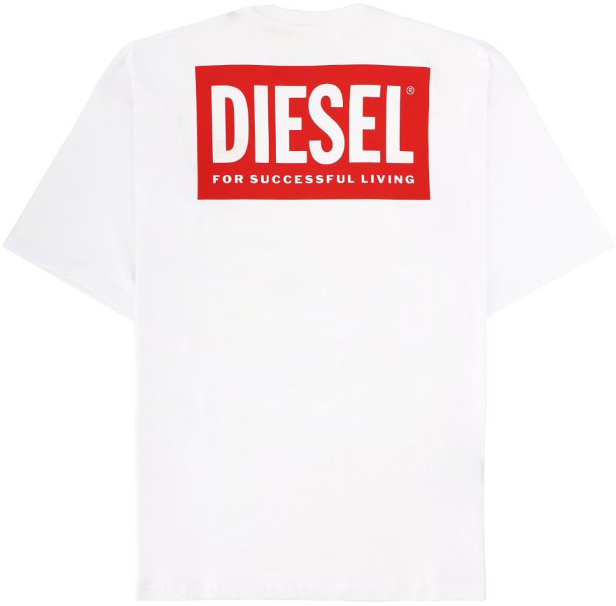 Diesel T-SHIRT "T-BOXT-BISK" Wit