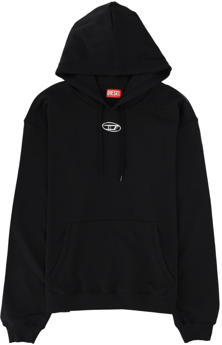 Diesel FELPA "S-NORM-HOOD-IOD" Zwart