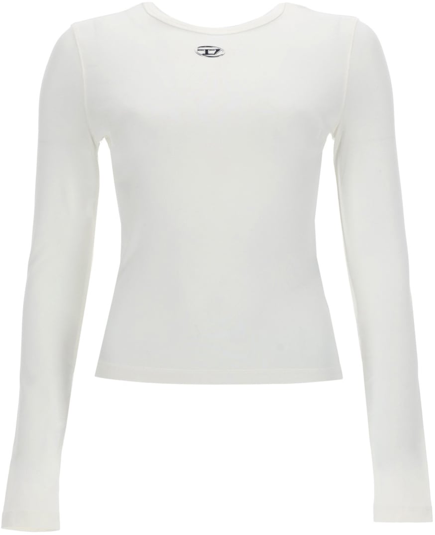 Diesel TOP "T-UNCUTIESLONG-LS-OD" Wit