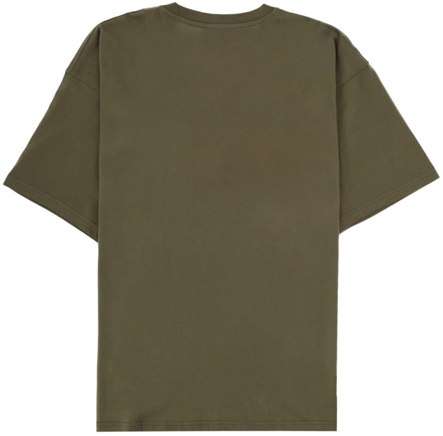 Diesel T-SHIRT "T-BOXT-BLEACH" Groen