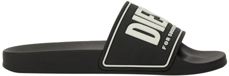 Diesel SLIDE SANDAL "MAYEMI" Zwart