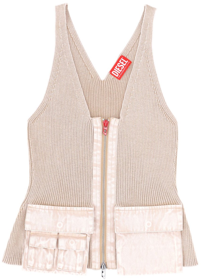 Diesel TOP "M-GABY" Beige