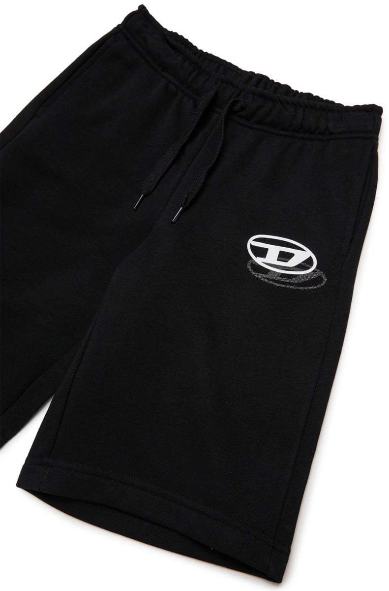 Diesel SHORT WITH LOGO Zwart