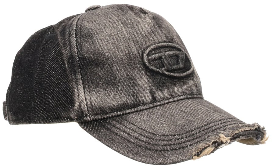Diesel BASEBALL CAP "C-SEYMON-BLACK" Zwart