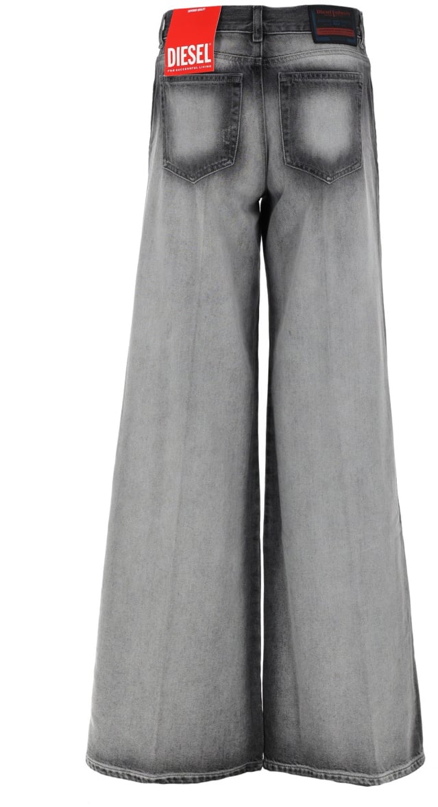 Diesel JEANS FLARE "1978 D-AKEMI" Grijs